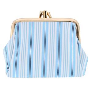 Julia Buxton Women's Premium Faux Leather Triple Frame Coin Purse Wallet